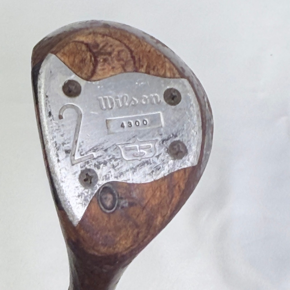 Vintage Wilson 4300 Strata-Bloc 2 Wood Golf Club Left Handed Steel Shaft 42.5in